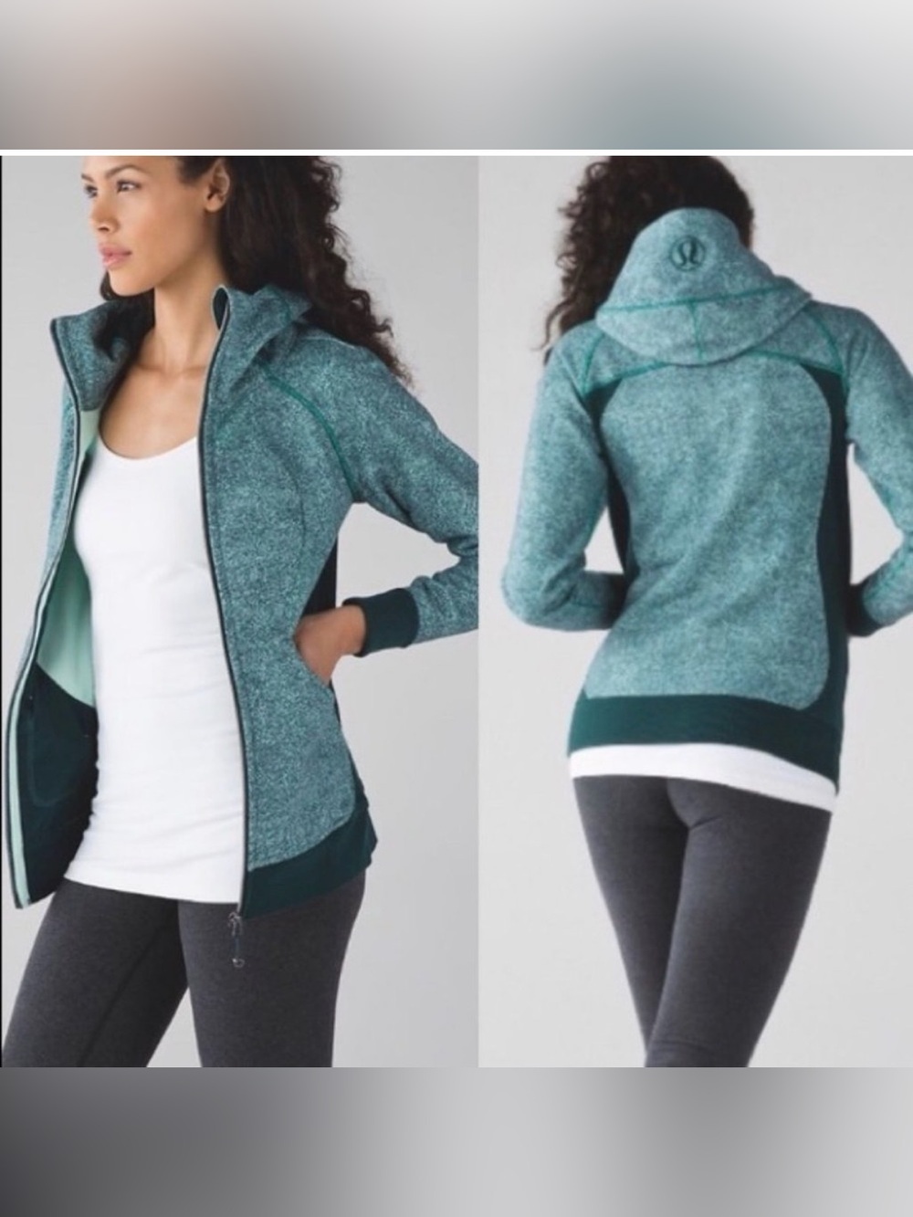 Lululemon Scuba Hoodie III - Rio Mist Sea Mist Deep Green